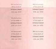 Pabay or Stroma 1970 proof sheetlet of 6 impressions with the error '6th Anniversary of Death of Sir Winston Churchill' (ungummed pink paper)