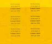 Pabay or Stroma 1970 proof sheetlet of 6 impressions with '5th Anniversary of Death of Sir Winston Churchill' (ungummed yellow paper)