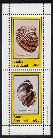 Staffa 1981 Shells (Cockle) perf set of 2 values (40p & 60p) unmounted mint