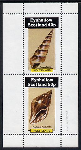 Eynhallow 1982 Shells (Screw Shell) perf set of 2 values (40p & 60p) unmounted mint