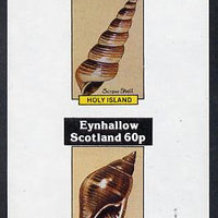Eynhallow 1982 Shells (Screw Shell) imperf set of 2 values (40p & 60p) unmounted mint