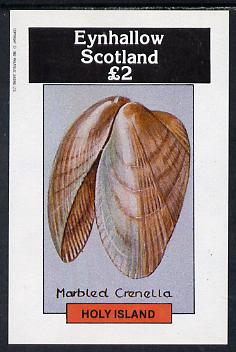 Eynhallow 1982 Shells (Crenella) imperf deluxe sheet (£2 value) unmounted mint