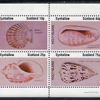 Eynhallow 1981 Shells (Queen Scallop) perf set of 4 values (10p to 75p) unmounted mint