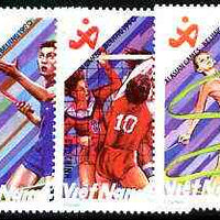 Vietnam 1990 Asian Games perf set of 7 unmounted mint, SG 1466-72*