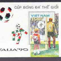 Vietnam 1990 Football World Cup (2nd Issue) perf m/sheet unmounted mint, SG MS 1389