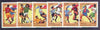 Afghanistan 1998 Football World Cup perf set of 6 unmounted mint