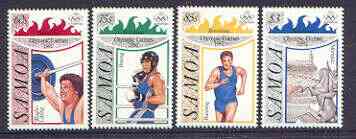 Samoa 1992 Barcelona Olympic games perf set of 4 unmounted mint, SG 882-85*