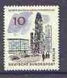 Germany - West Berlin 1965-66 Kaiser Wilhelm Memorial Church 10pf from 'New Berlin' def set unmounted mint, SG,B265