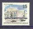 Germany - West Berlin 1965-66 Opera House 15pf from 'New Berlin' def set unmounted mint, SG,B266