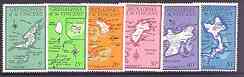 St Vincent - Grenadines 1974 Maps (1st Series) set of 6 unmounted mint, SG 18-23