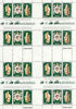 British Virgin Islands 1978 Coronation 25th Anniversary (QEII, Iguana & Falcon) in complete uncut sheet of 24 (8 strips of SG 384a) unmounted mint