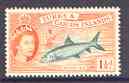 Turks & Caicos Islands 1957 Bonefish 1.5d from def set unmounted mint, SG 238*