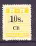 Northern Rhodesia 1951-68 Railway Parcel stamp 10s (small numeral) overprinted CB (Chisamba) unmounted mint*