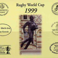Postcard privately produced in 1999 (coloured) for the Rugby World Cup, unused and pristine