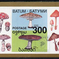 Batum 1994 Fungi imperf s/sheet with 'Singpex' opt unmounted mint