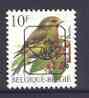 Belgium 1991-95 Birds #2 Greenfinch 10f unmounted mint with boxed posthorn precancel (reversed), SG 3083