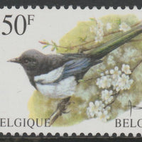 Belgium 1996-99 Birds #3 Magpie 150f unmounted mint, SG 3316