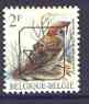 Belgium 1985-90 Birds #1 Tree Sparrow 2f unmounted mint with boxed posthorn precancel, SG 2846