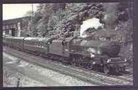 Postcard by Adria - Black & white showing 45659 'Drake' at Totley,Sheffield in 1962, mint & pristine