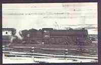 Postcard by Adria - Black & white showing 61154 at Penistone in 1952, mint & pristine