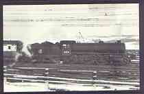 Postcard by Adria - Black & white showing 61154 at Penistone in 1952, mint & pristine
