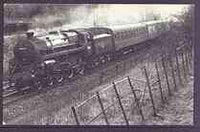 Postcard by Adria - Black & white showing 73031 at Totley, Sheffield in 1962, mint & pristine