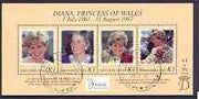 Papua New Guinea 1998 Diana, Princess of Wales Commemoration m/sheet very fine cds used, SG 829