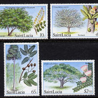 St Lucia 1984 Forestry Resources set of 4 (SG 699-702) unmounted mint