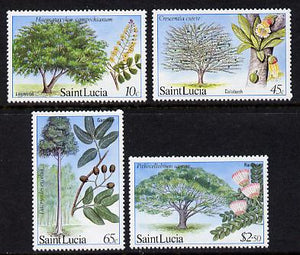 St Lucia 1984 Forestry Resources set of 4 (SG 699-702) unmounted mint