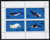 Batum 1994 Whales perf set of 4 unmounted mint