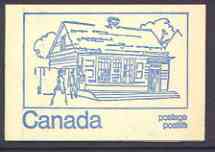 Canada 1972 Post Office of 1816 - 50c blue on cream Mail Transport booklet complete complete with fluorescent bands, mint SG SB79aq