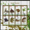 Rwanda 2009 Reptiles perf sheetlet containing 8 values fine cto used