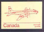 Canada 1974 Argus - 25c red on cream booklet complete mint, SG SB 80j