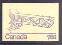 Canada 1974 Burgess Dunne Seaplane - 50c violet on cream booklet complete mint, SG SB 82b