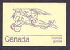 Canada 1974 Nieuport 'Scout' - 50c violet on cream booklet complete mint, SG SB 82c