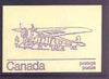 Canada 1974 Fokker Universal - 50c violet on cream booklet complete mint, SG SB 82f