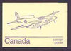 Canada 1974 Mosquito - 50c violet on cream booklet complete mint, SG SB 82g