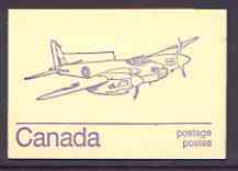 Canada 1974 Mosquito - 50c violet on cream booklet complete mint, SG SB 82g