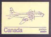 Canada 1974 Argus - 50c violet on cream booklet complete mint, SG SB 82j