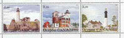Sakhalin Isle 2001 Lighthouses #02 perf sheetlet containing 3 values unmounted mint