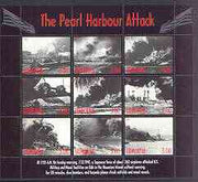 Udmurtia Republic 2001 Pearl Harbour Attack perf sheetlet #02 containing complete set of 9 values unmounted mint