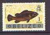 Belize 1973 Spotted Jewfish 1c from opt'd def set with new Country name, unmounted mint, SG 348
