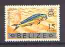Belize 1973 Dolphin 15c from opt'd def set with new Country name, unmounted mint, SG 354