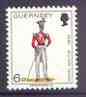 Guernsey 1974-78 Officer, North Regt 6p from Militia Uniforms def set unmounted mint, SG 107*