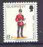 Guernsey 1974-78 Field Officer, Rifle Company 8p from Militia Uniforms def set unmounted mint, SG 108*