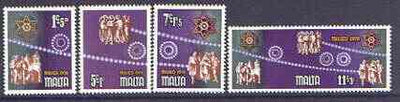 Malta 1978 Christmas set of 4 unmounted mint SG 611-614