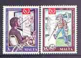 Malta 1981 International Year for Disabled Persons set fo 2, unmounted mint SG 663-664