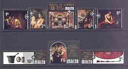 Malta 1970 13th Council of Europe Art Exhibition set of 8 unmounted mint, SG 430-37