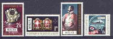 Malta 1968 4th Death Centenary of Grand Master La Valette set of 4 unmounted mint, SG 405-408