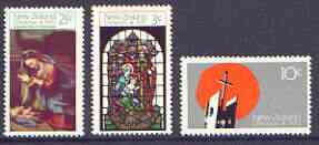 New Zealand 1970 Christmas set of 3 unmounted mint SG 943-45